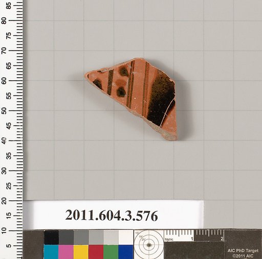 Terracotta fragment of a column-krater (bowl for mixing wine and water)