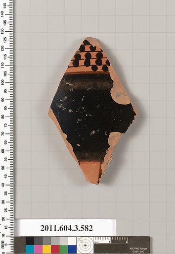 Terracotta fragment of a column-krater (bowl for mixing wine and water)