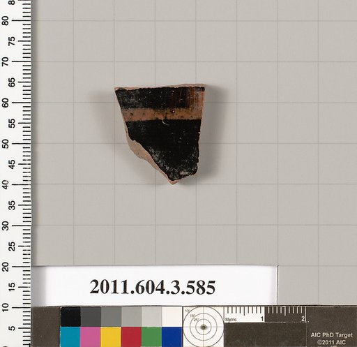 Terracotta fragment of a column-krater (bowl for mixing wine and water)