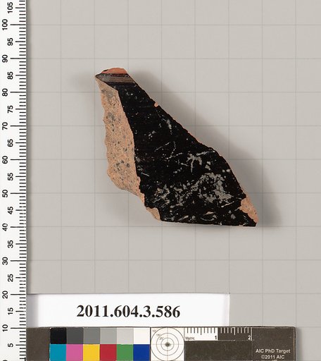 Terracotta fragment of a column-krater (bowl for mixing wine and water)