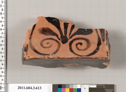 Terracotta fragment of a column-krater (bowl for mixing wine and water)