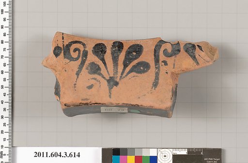 Terracotta fragment of a column-krater (bowl for mixing wine and water)