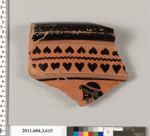Terracotta fragment of a calyx-krater (bowl for mixing wine and water)