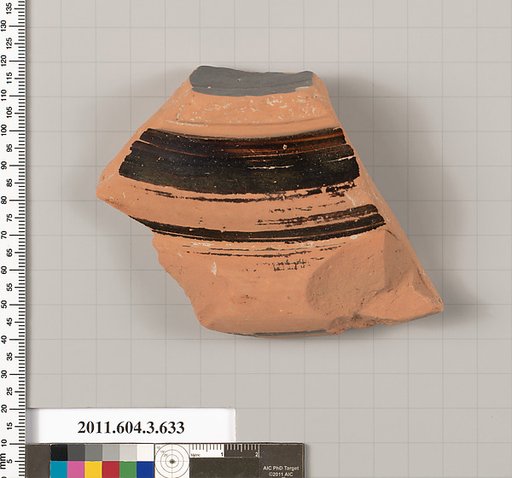 Terracotta fragment of a column-krater (bowl for mixing wine and water)