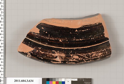 Terracotta fragment of a column-krater (bowl for mixing wine and water)