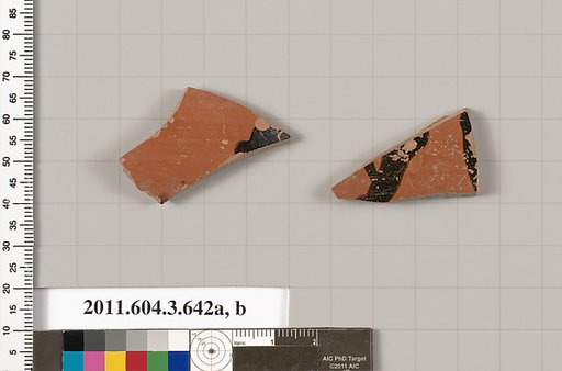 Terracotta fragments of column-kraters (bowls for mixing wine and water)?