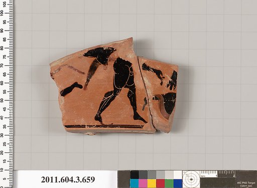 Terracotta fragment of a volute-krater (bowl for mixing wine and water)