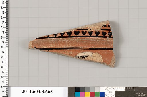 Terracotta fragment of a calyx-krater (bowl for mixing wine and water)
