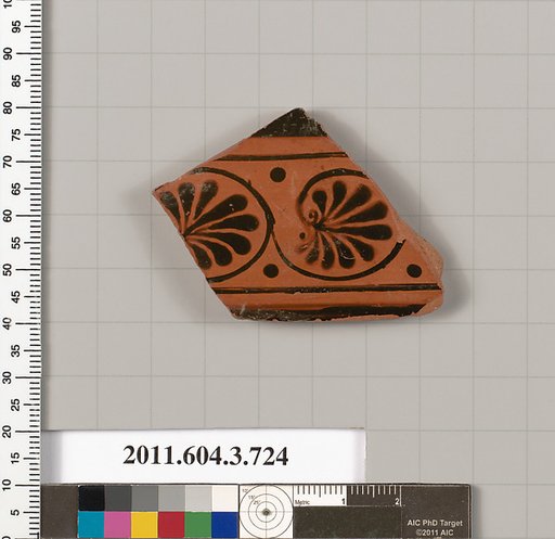 Terracotta hydria: kalpis (water jar)