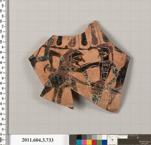 Terracotta fragment of a neck-amphora (jar)