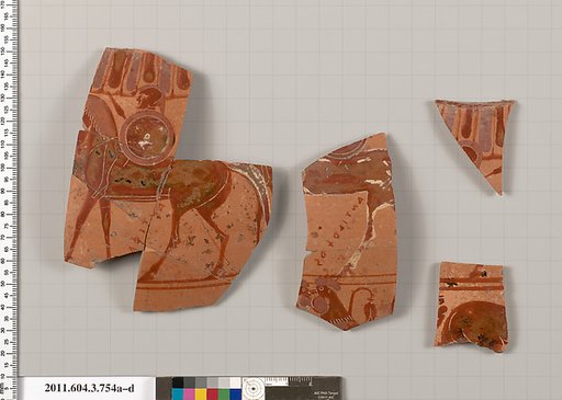 Terracotta fragments of a neck-amphora (jar)