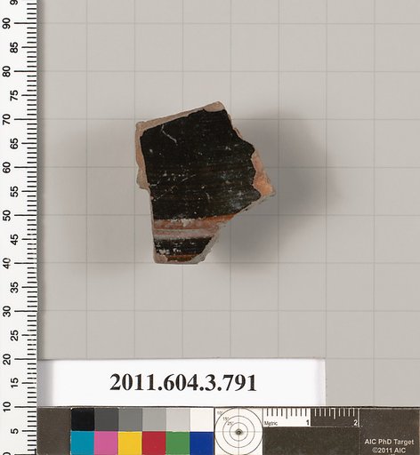 Terracotta fragment of a lid