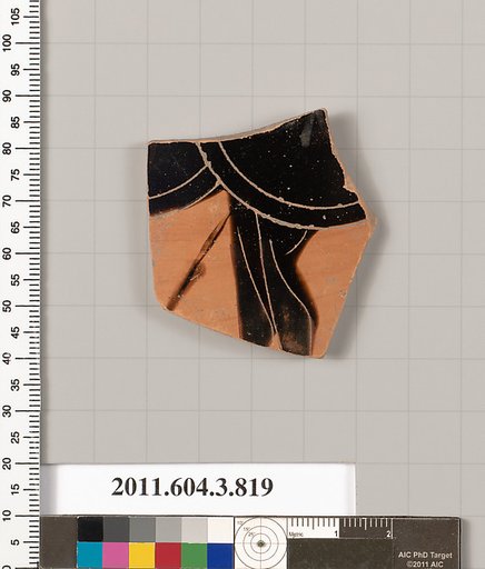 Terracotta fragment of a lekythos (oil flask)