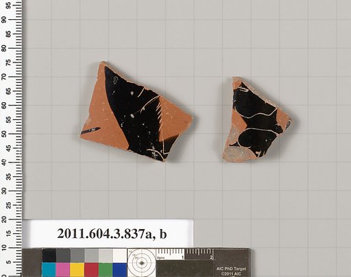 Terracotta fragments of a lekythos (oil flask)