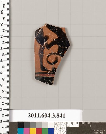 Terracotta fragment of a lekythos (oil flask)
