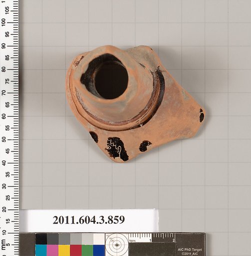 Terracotta fragment of a lekythos (oil flask)