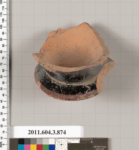 Terracotta fragment of a lekythos (oil flask)