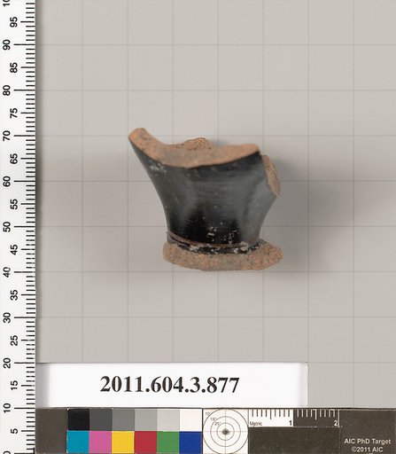 Terracotta fragment of a lekythos (oil flask)