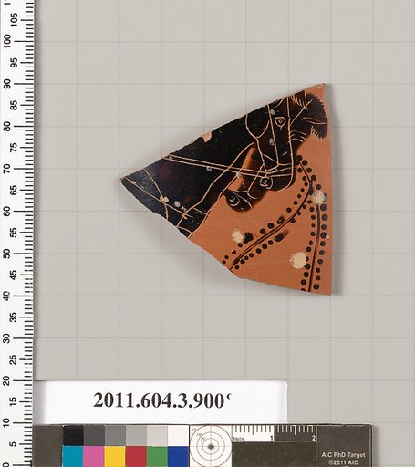 Terracotta fragment of a lekythos (oil flask)