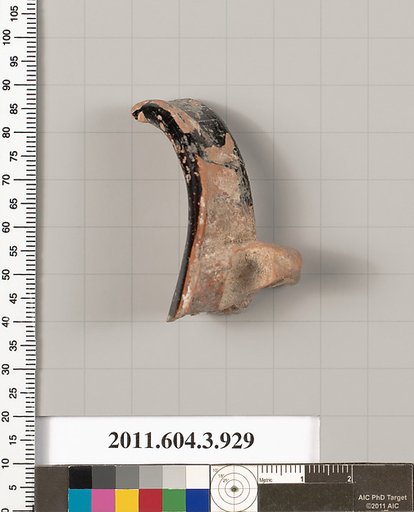Terracotta fragment of a lekythos (oil flask)