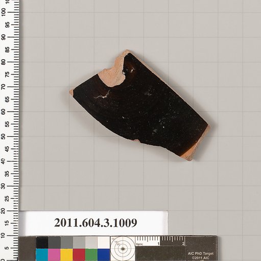 Terracotta fragment of a lekanis (covered dish)?