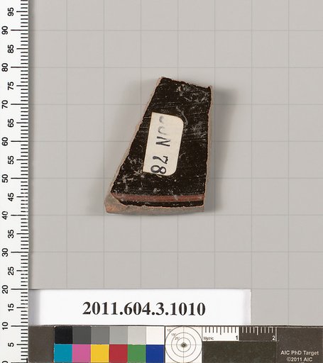 Terracotta fragment of a lekanis (covered dish)?
