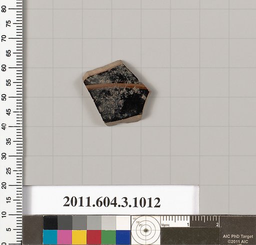 Terracotta fragment of a lekanis (covered dish)?