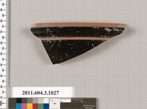 Terracotta fragment of a lekanis (covered dish)?