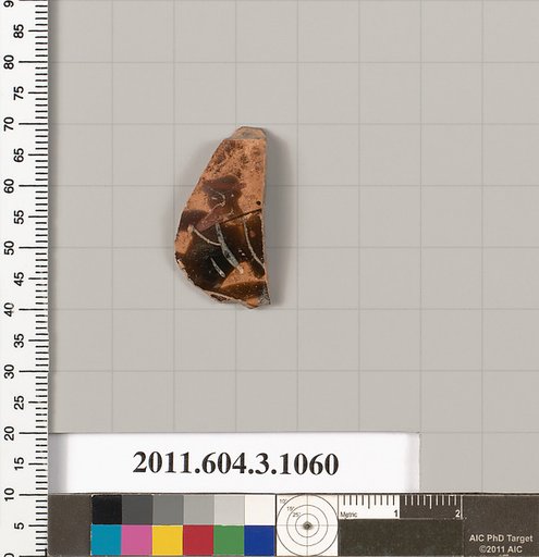 Terracotta fragment of a mastoid (drinking cup with narrow base)