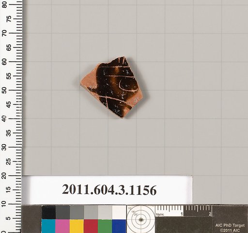 Terracotta fragment of a mastoid (drinking cup with narrow base) or a kyathos (cup-shaped ladle)