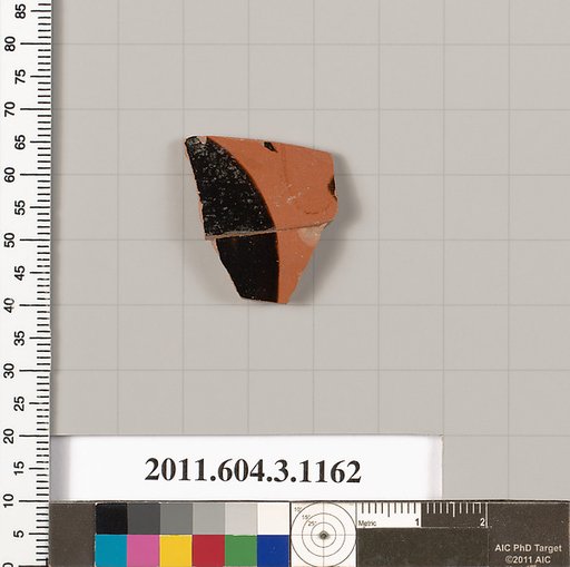 Terracotta fragment of a mastoid (drinking cup with narrow base) or a kyathos (cup-shaped ladle)