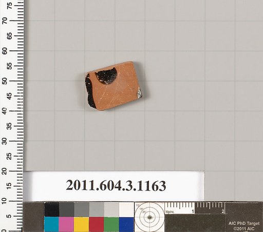 Terracotta fragment of a mastoid (drinking cup with narrow base) or a kyathos (cup-shaped ladle)