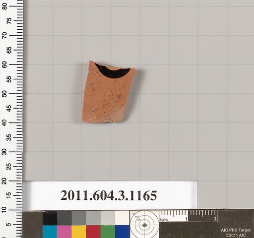 Terracotta fragment of a mastoid (drinking cup with narrow base) or a kyathos (cup-shaped ladle)