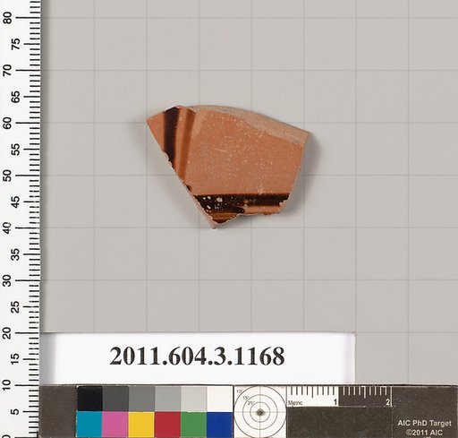 Terracotta fragment of a mastoid (drinking cup with narrow base) or a kyathos (cup-shaped ladle)