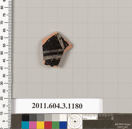 Terracotta fragment of a mastoid (drinking cup with narrow base) or a kyathos (cup-shaped ladle)