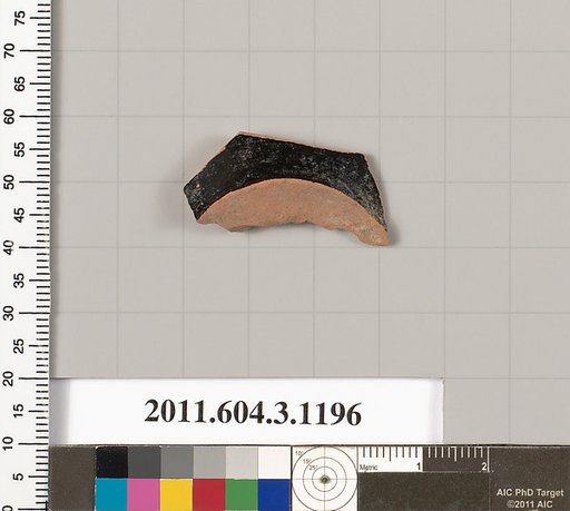 Terracotta fragment of a mastoid (drinking cup with narrow base)