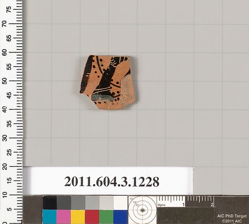 Terracotta rim fragment of a kyathos (cup-shaped ladle)