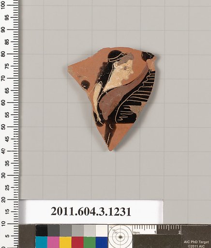 Terracotta rim fragment of a kyathos (cup-shaped ladle)