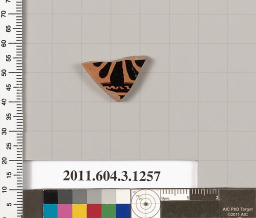 Terracotta fragment of a skyphos (deep drinking cup)