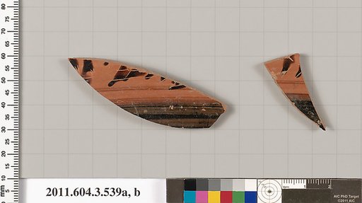 Terracotta fragments of a column-krater (bowl for mixing wine and water)
