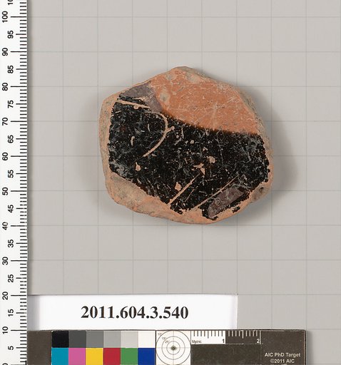 Terracotta fragment of a column-krater (bowl for mixing wine and water)