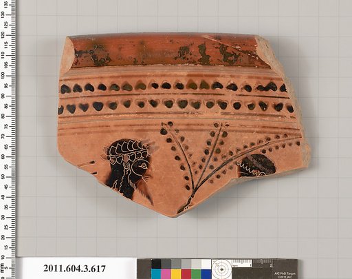 Terracotta fragment of a calyx-krater (bowl for mixing wine and water)