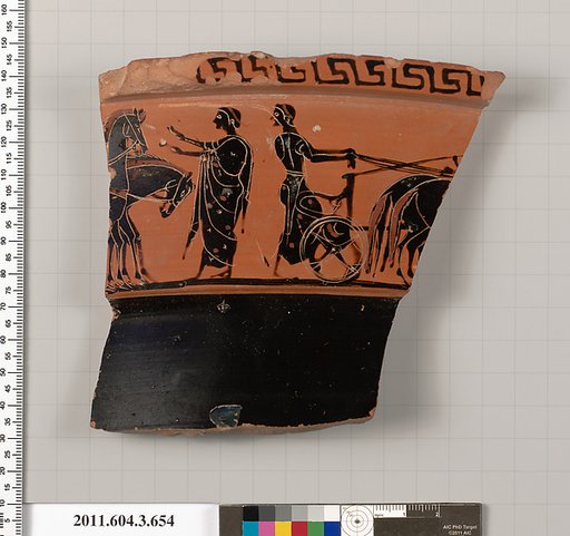 Terracotta fragment of a volute-krater (bowl for mixing wine and water)