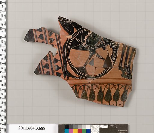 Terracotta fragment of a hydria (water jar)