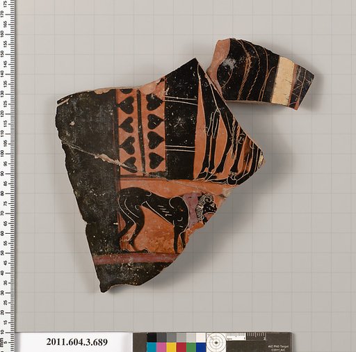 Terracotta fragment of a hydria (water jar)
