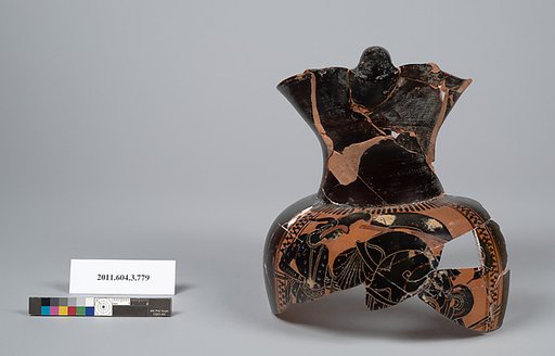 Terracotta fragments of an oinochoe (jug)