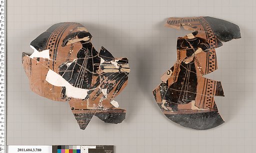 Terracotta fragment of an oinochoe (jug)