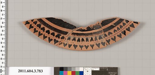 Terracotta fragment of a lid