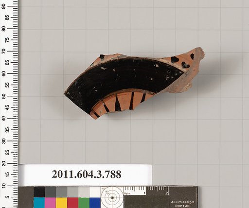 Terracotta fragment of a lid