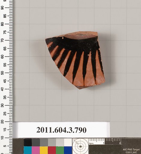 Terracotta fragment of a lid